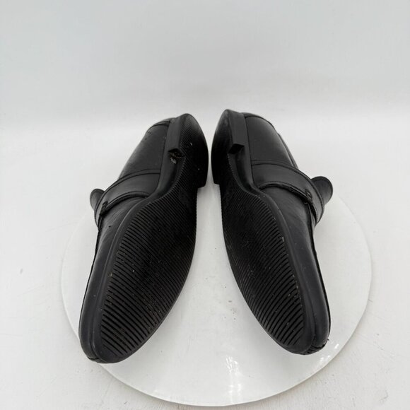 Gucci Diamante Men Size UK 10.5 US 11.5 Black Leather Penny Loafer Dress Shoes - Picture 7 of 12